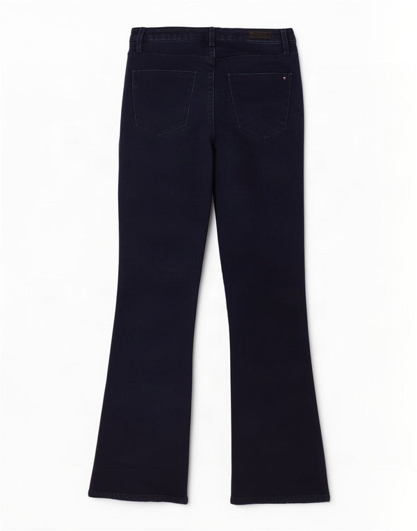 Tommy Hilfiger Dame Flared Jeans W29 L32 Blå Bomuld