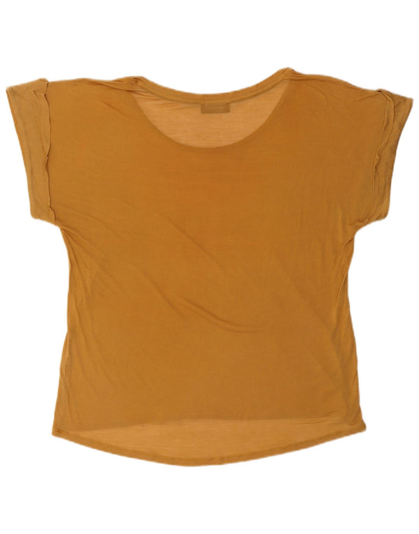 Max & Co. Dame T-Shirt Top UK 16 Stor Brun