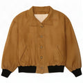 Vintage dame bomberjakke UK 16 Large Beige