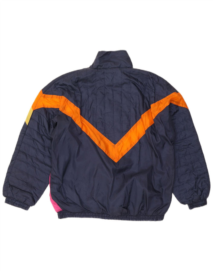 James Arrow Herre træningsdragt Topjakke XL Marineblå Colourblock Polyester