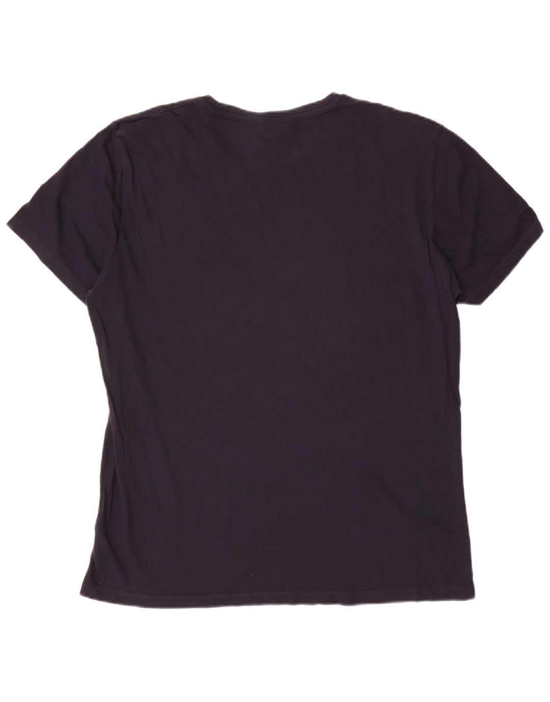 Cos Herre T-Shirt Top Stor Marineblå Bomuld