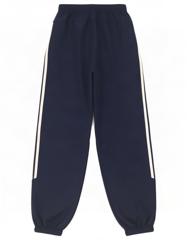 Adidas Drenge Træningsdragt Bukser Joggers 11-12 År Marineblå Polyester