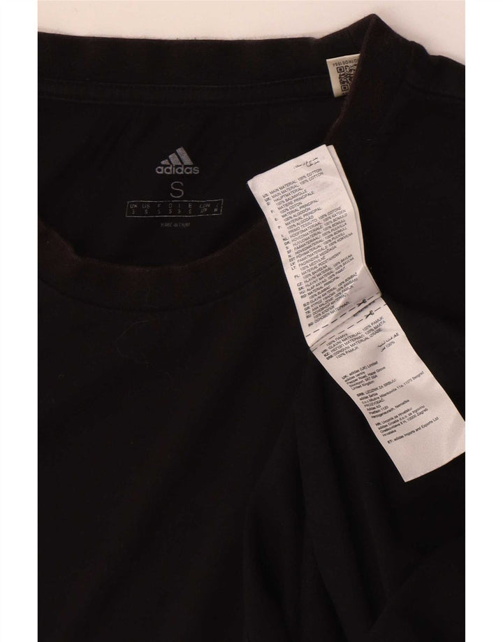 Adidas herre T-shirt top lille sort bomuld