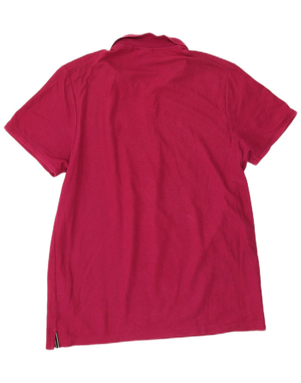 Nike Herre Dri Fit Polo Shirt Large Bourgogne Bomuld