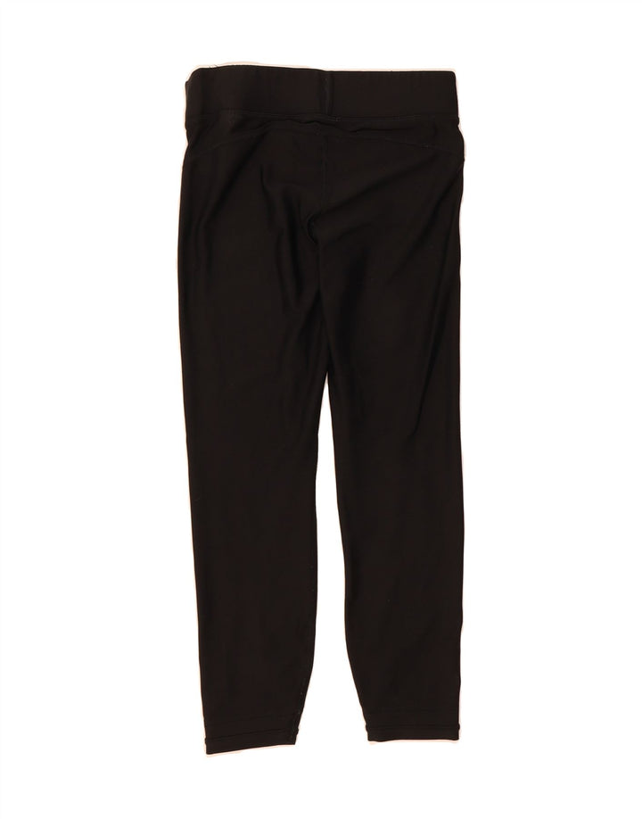 UNDER ARMOUR Womens Heat Gear Crop Leggings UK 10 Small Black Polyester Vintage Under Armour and Second-Hand Under Armour from Messina Hembry 