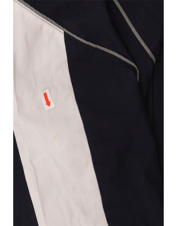 PUMA Mens Graphic Tracksuit Top Jacket Large Navy Blue Colourblock