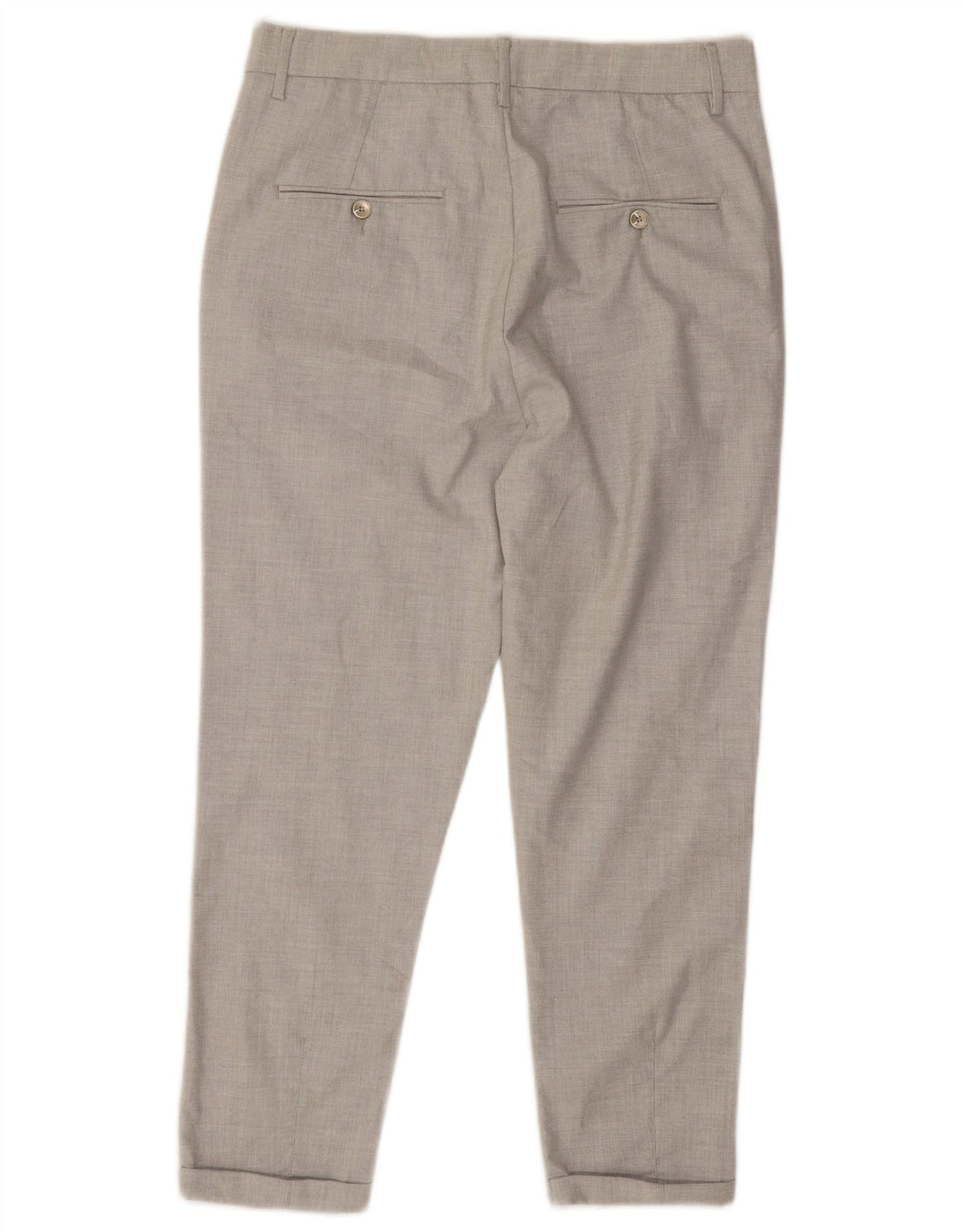 Zara Herre Pegged Chino Bukser EU 40 Medium W31 L24 Grå Polyester