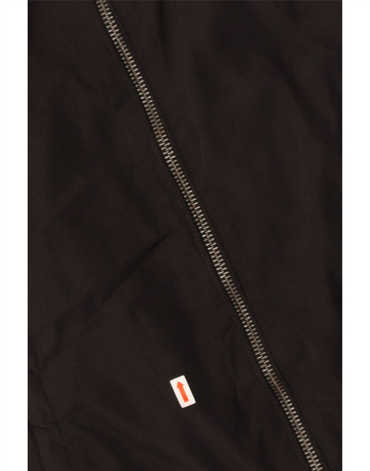 ZARA Mens Bomber Jacket UK 36 Small Black Polyester