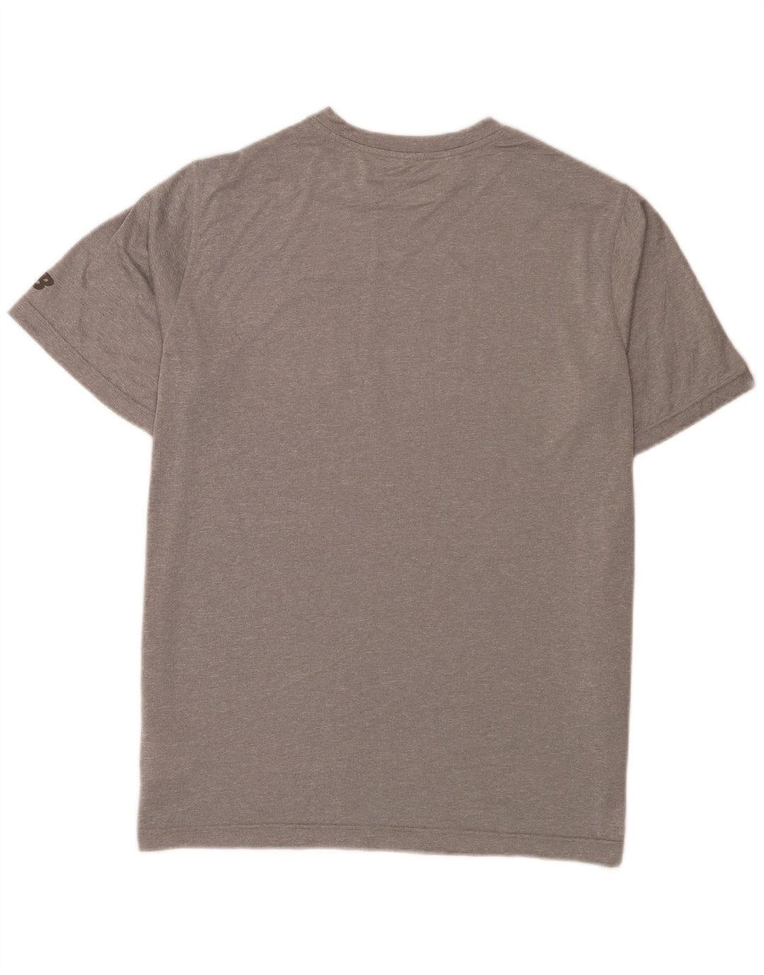 New Balance Herre Grafisk T-Shirt Top XL Grå Polyester