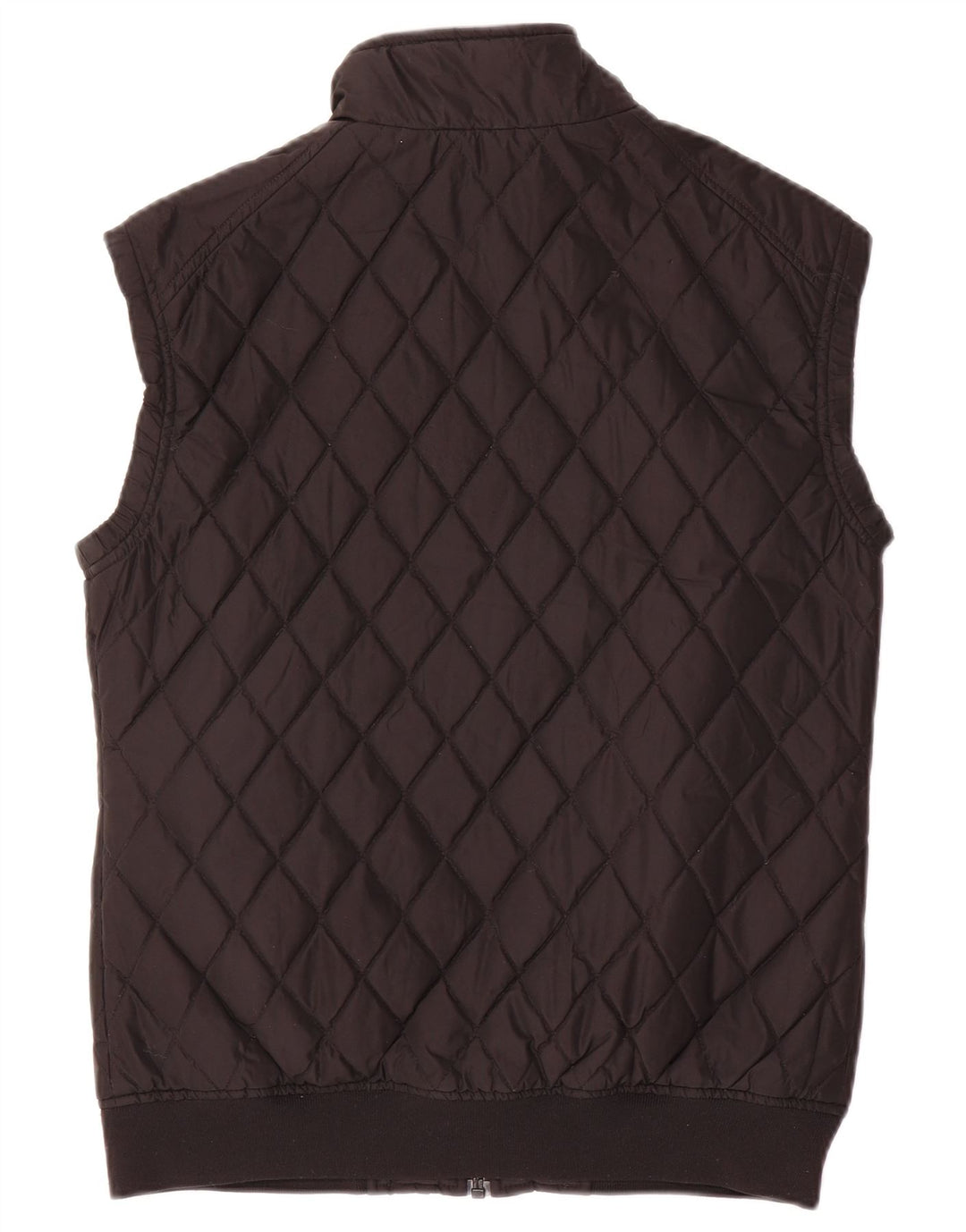 Lyle & Scott Womens Quilted Gilet UK 14 Large Black Polyester