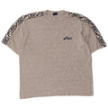 ASICS Grafisk T-shirt top til mænd, stor grå flækket bomuld
