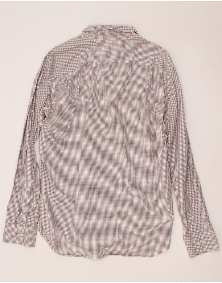 J. CREW Mens Shirt Large Red Check Cotton Vintage J. Crew and Second-Hand J. Crew from Messina Hembry 