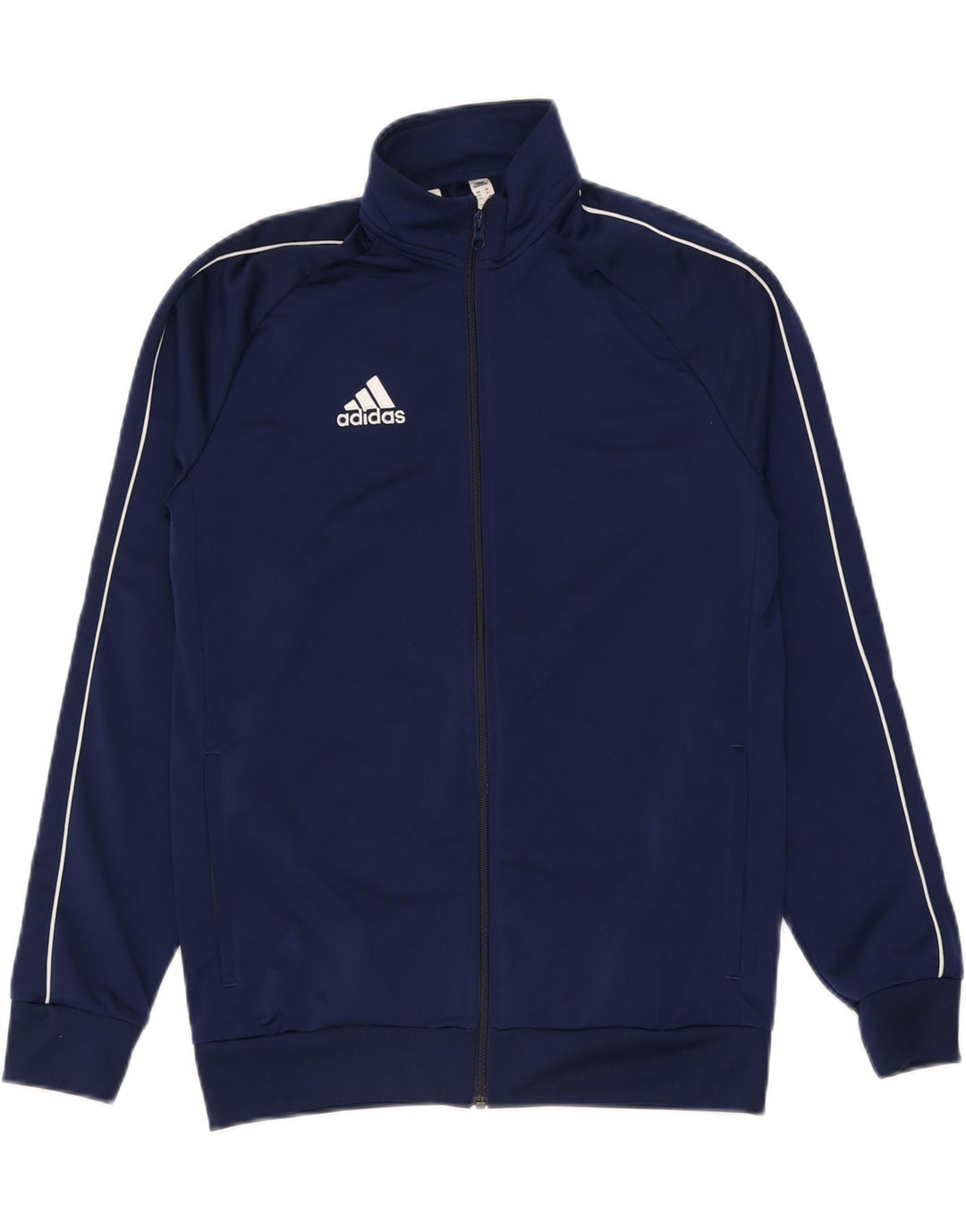 Adidas Drenge Træningsdragt Topjakke 15-16 År Marineblå Polyester