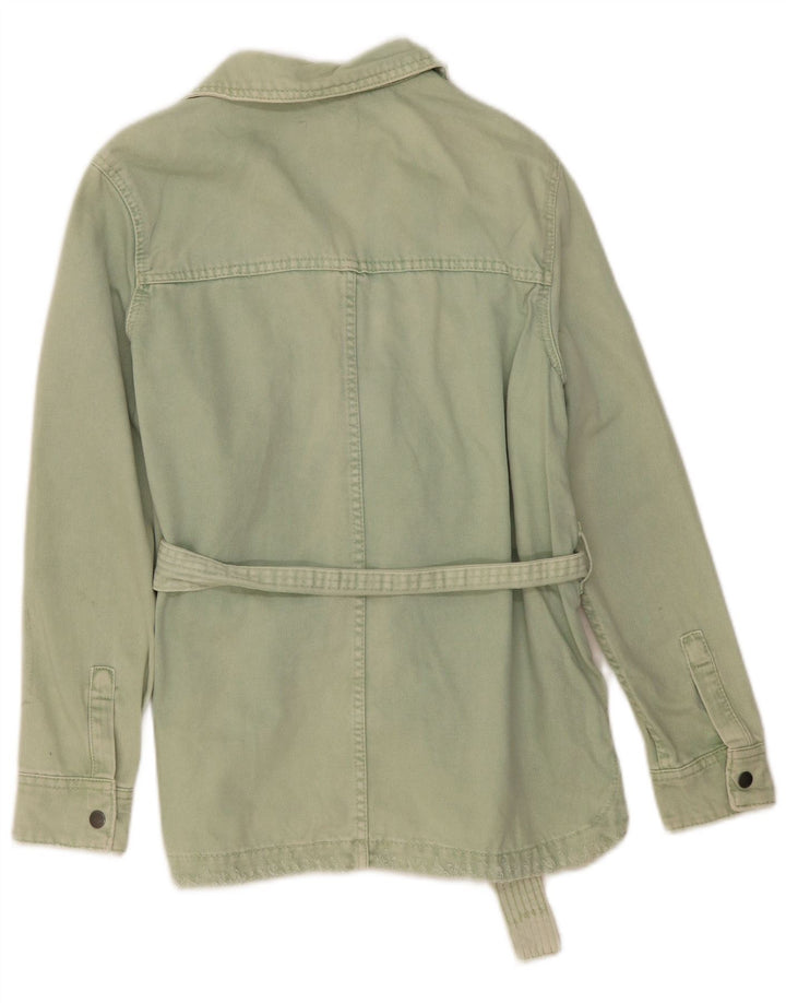 Zara Dame Oversized denimjakke UK 6 XS Grøn