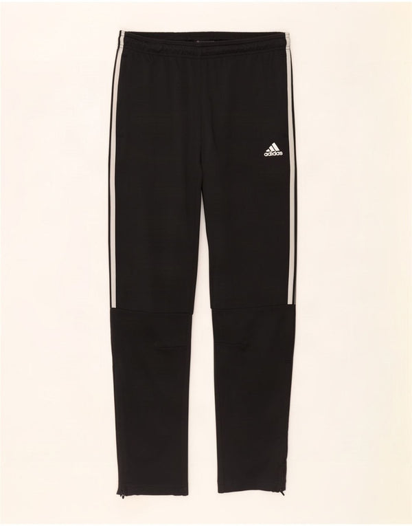 Adidas drenge Climalite træningsdragt bukser 15-16 år sort polyester
