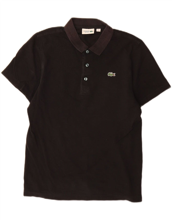 Lacoste herre poloskjorte str. 4 Medium Sort bomuld