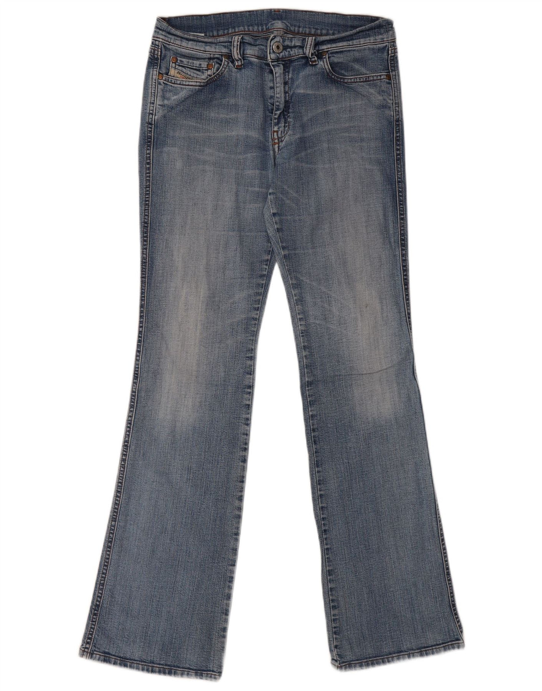 Diesel Dame Bootcut Jeans W31 L30 Blå Bomuld