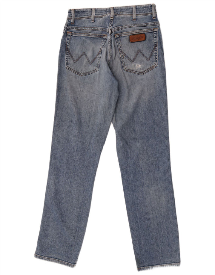 Wrangler Herre Texas Straight Jeans W30 L32 Blå Bomuld