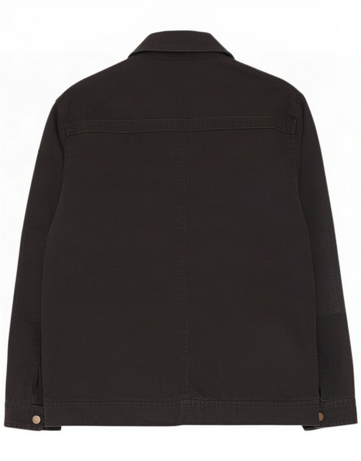 Dunnes Stores Herre Utility Jacket UK 40 Large Black Cotton