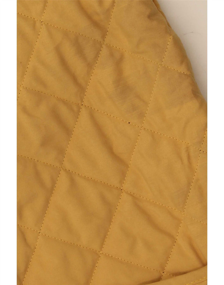Wilkes&Akerman Herre quiltet jakke UK 38 Medium Gul Polyester