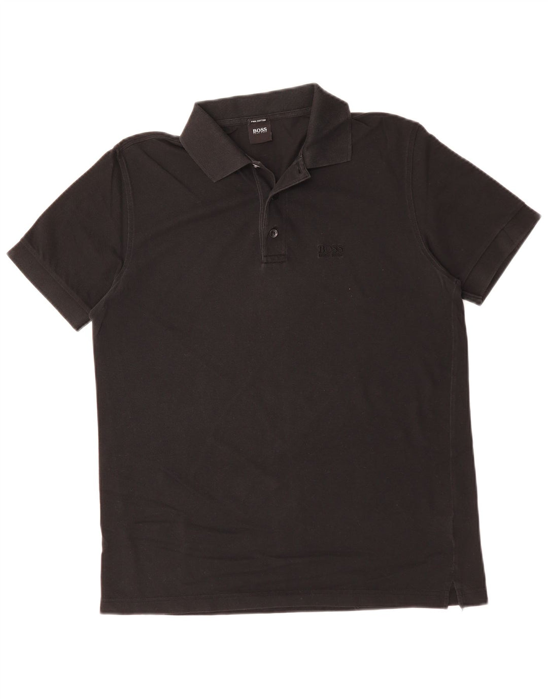 Hugo Boss Poloshirt til mænd Medium Sort Bomuld