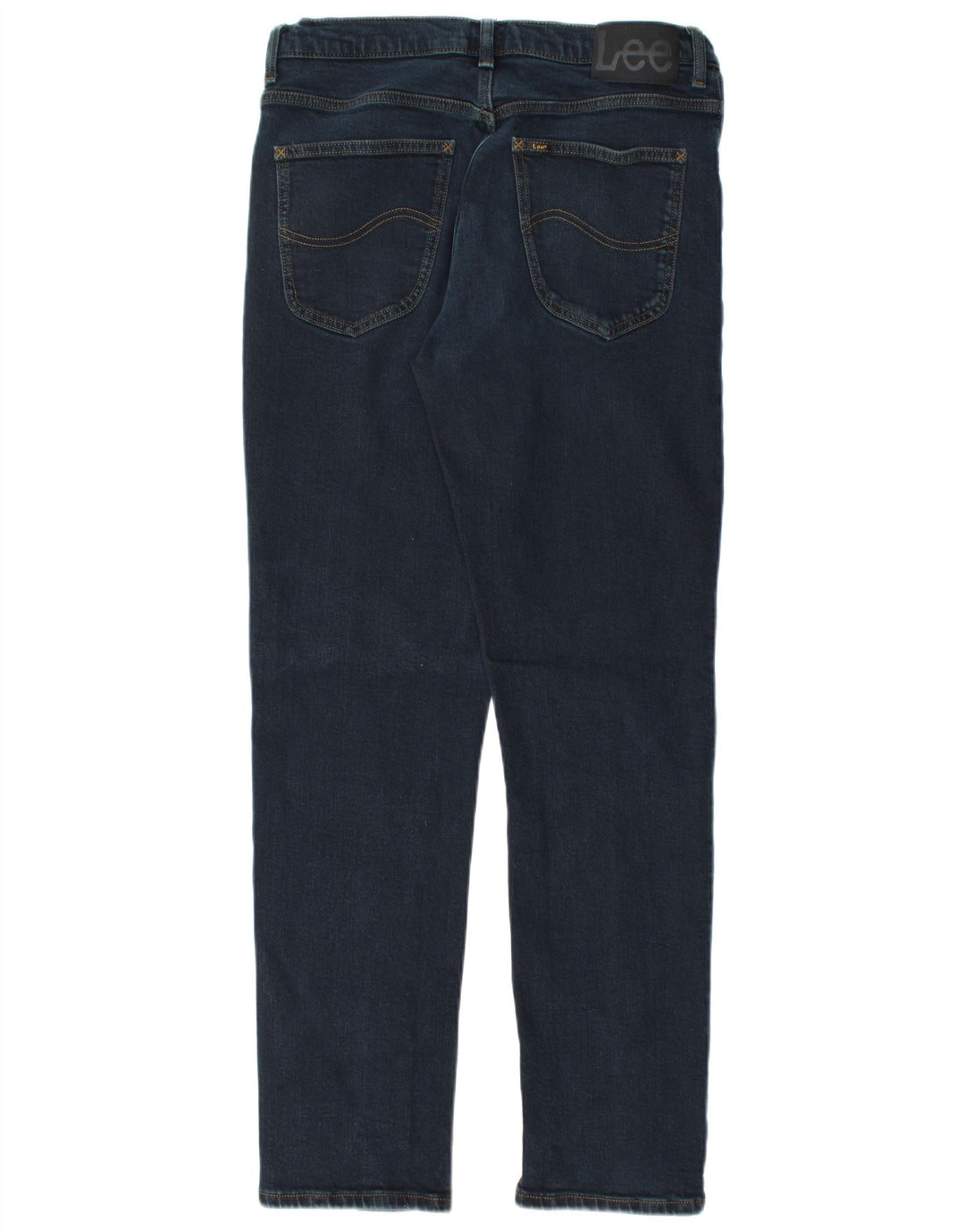 LEE Herre Brooklyn Straight Jeans W34 L32 Blå Bomuld