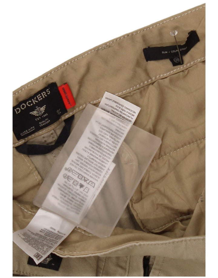 Dockers Dame Slim Chino Bukser W29 L29 Beige Bomuld
