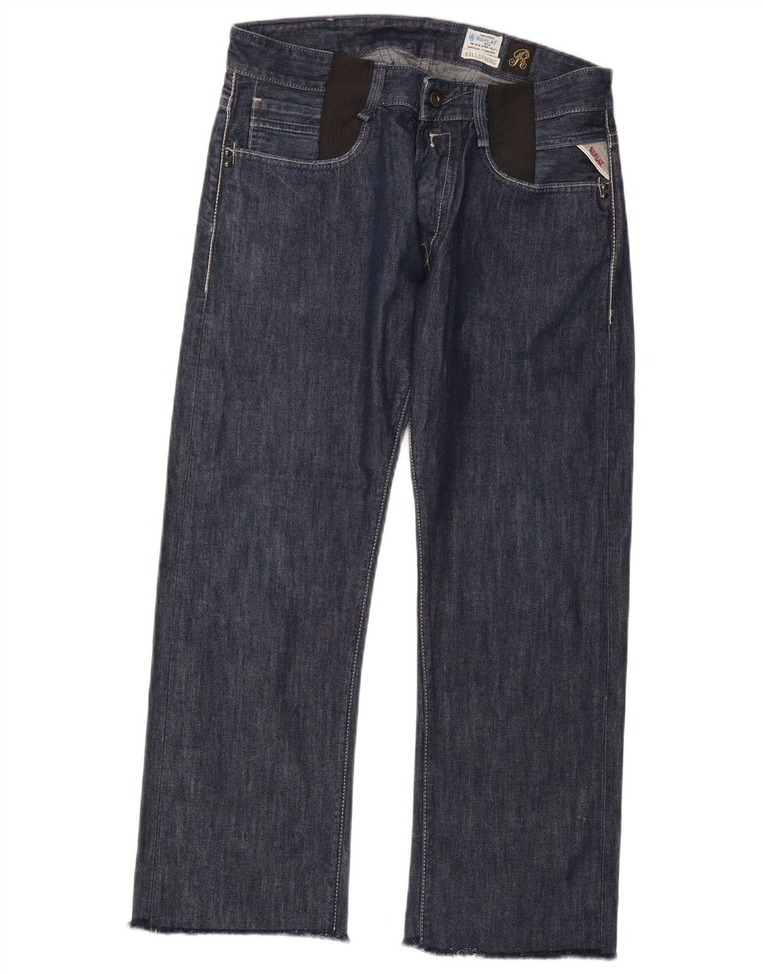 Replay Straight Jeans til mænd W34 L28 Marineblå