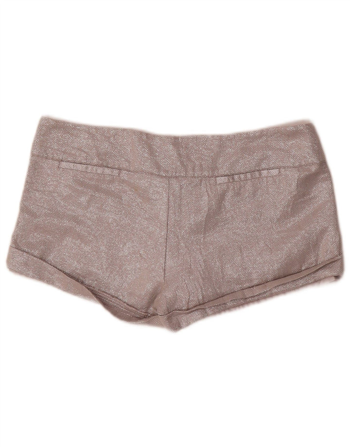 Zara Dame Trafaluc Hot Pants EU 40 Medium W30 Sølv Bomuld