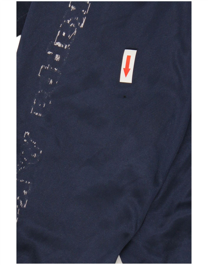 Kappa Herre grafisk træningsdragt topjakke 2XL marineblå polyester