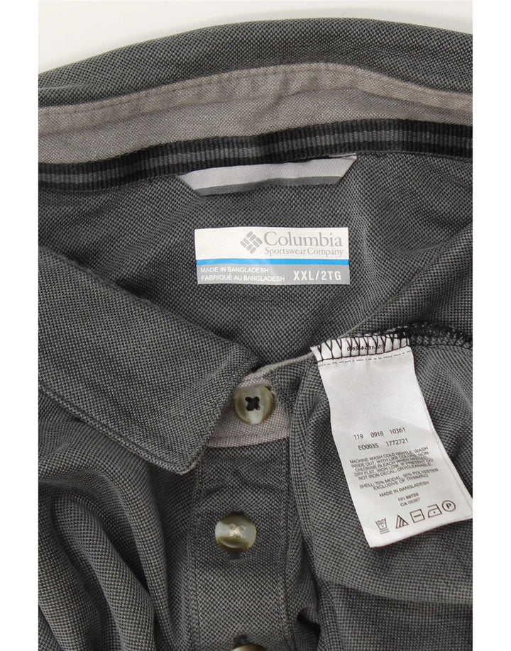 Columbia Polo Shirt til mænd 2XL Grå Modal