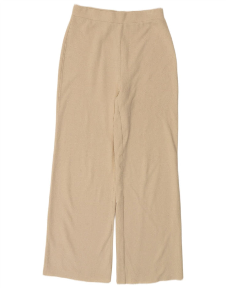 Zara Træningsdragtsbukser til kvinder UK 12 Medium Beige Polyester