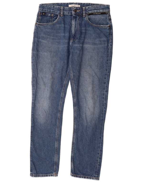 Calvin Klein Boys Slim Jeans 15-16 år W30 L29 Blå Bomuld