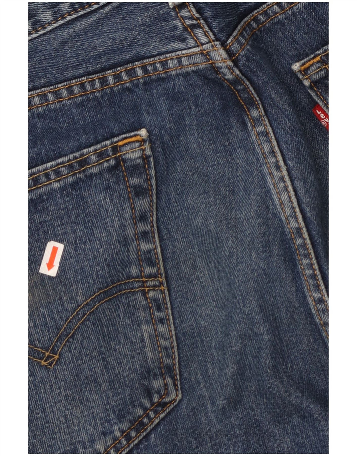 LEVI'S Herre 505 Straight Jeans W36 L32 Blå