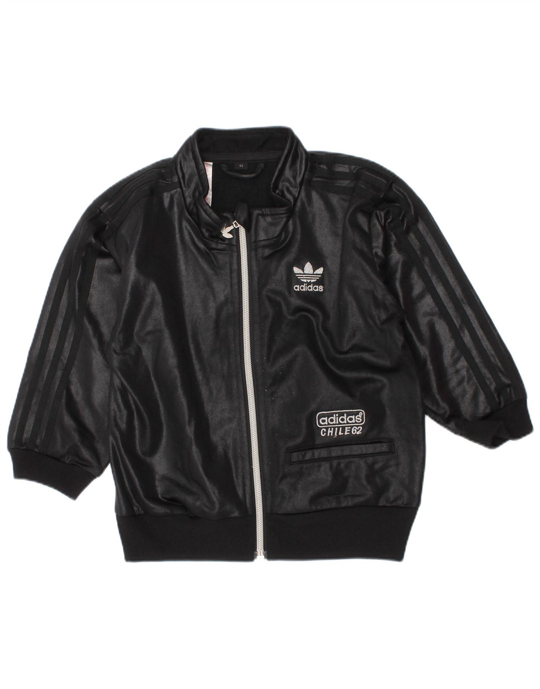 Adidas Baby Boys Træningsdragt Topjakke 18-24 Måneder Sort Polyester