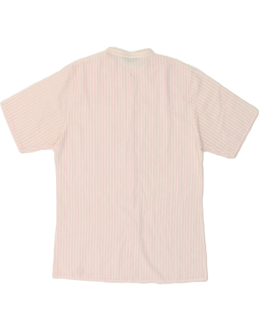 CACHAREL Womens Short Sleeve Shirt Blouse EU 38 Medium Pink Pinstripe Vintage Cacharel and Second-Hand Cacharel from Messina Hembry 