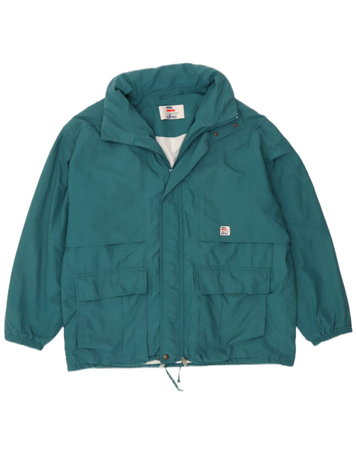 Elho Herre Hooded Windbreaker Jacket UK 42 XL Blå