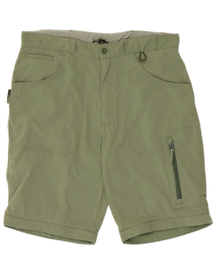 Vintage Herre Cargo Shorts Large W34 Grøn