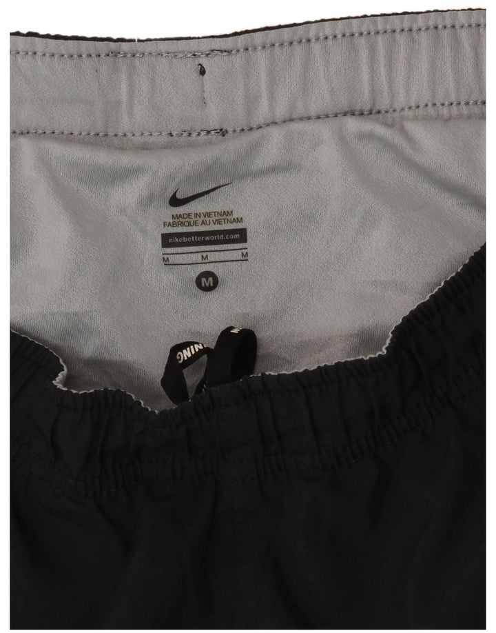 Nike Herre Sportshorts Medium Sort Colourblock Polyester Sports