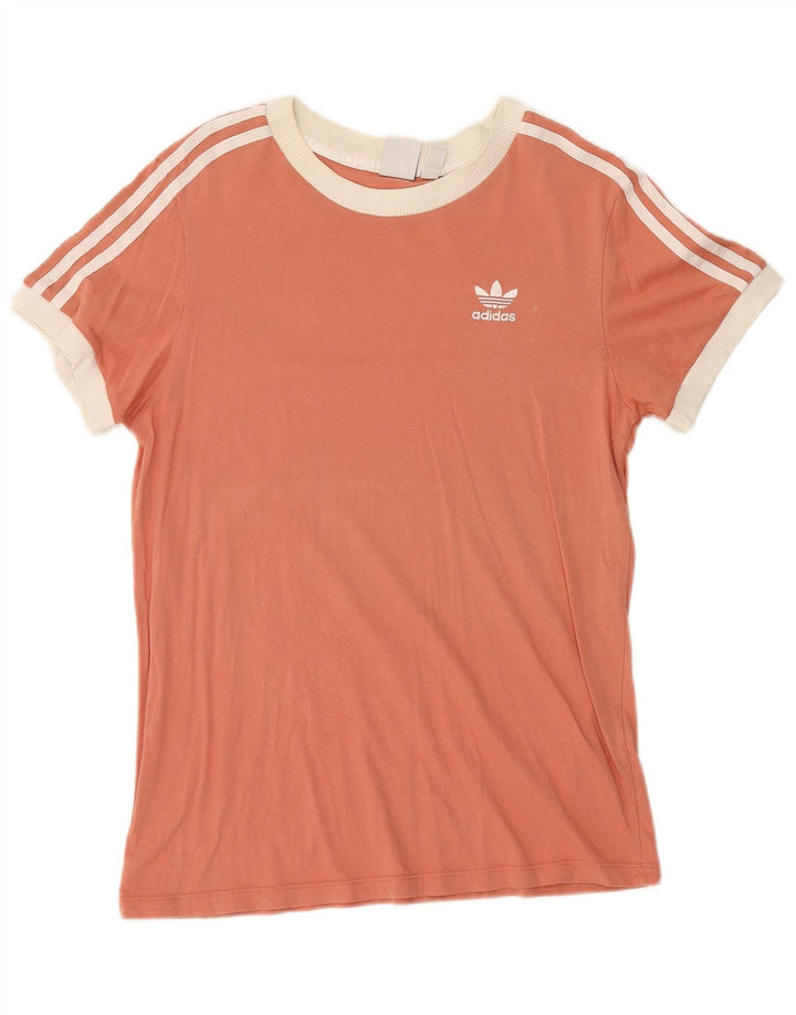 Adidas Dame T-Shirt Top UK 8 Small Pink