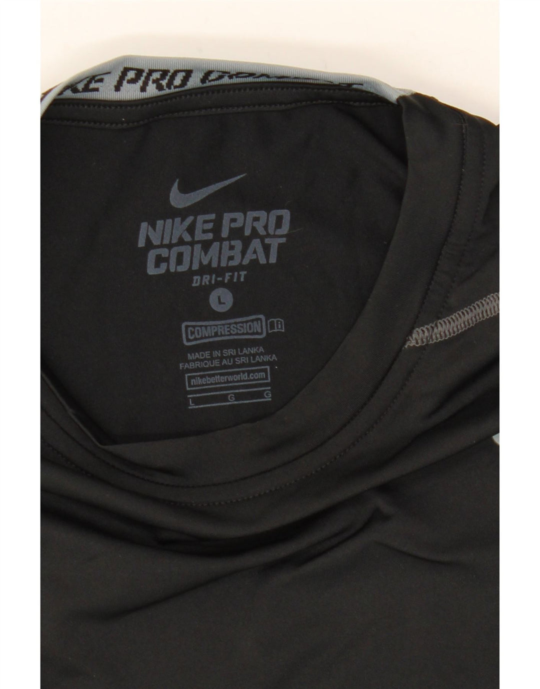 NIKE Herre Dri Fit Grafisk T-Shirt Top Stor Sort
