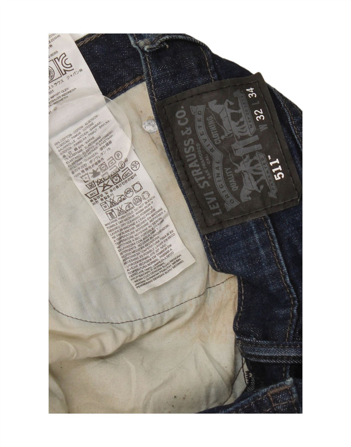 Levi's Herre 511 Slim Jeans W32 L30 Blå Bomuld