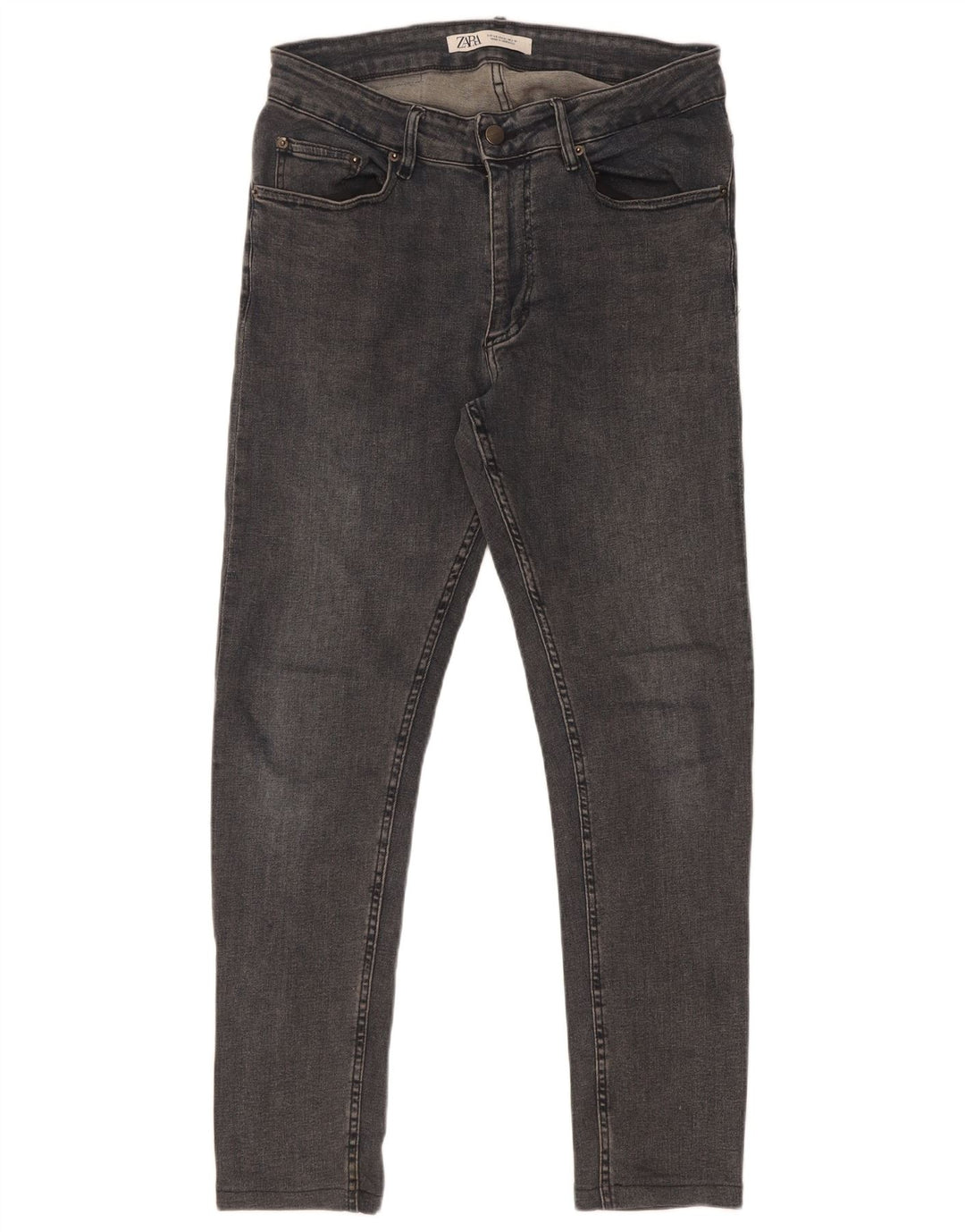 Zara Herre Skinny Jeans EU 40 Medium W31 L29 Grå