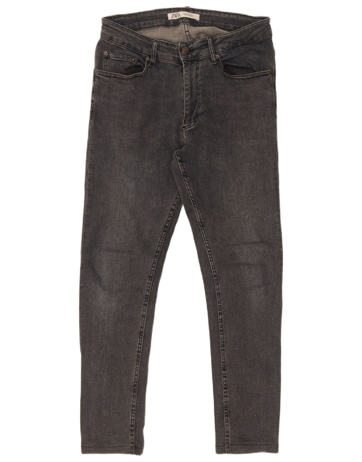 Zara Herre Skinny Jeans EU 40 Medium W31 L29 Grå
