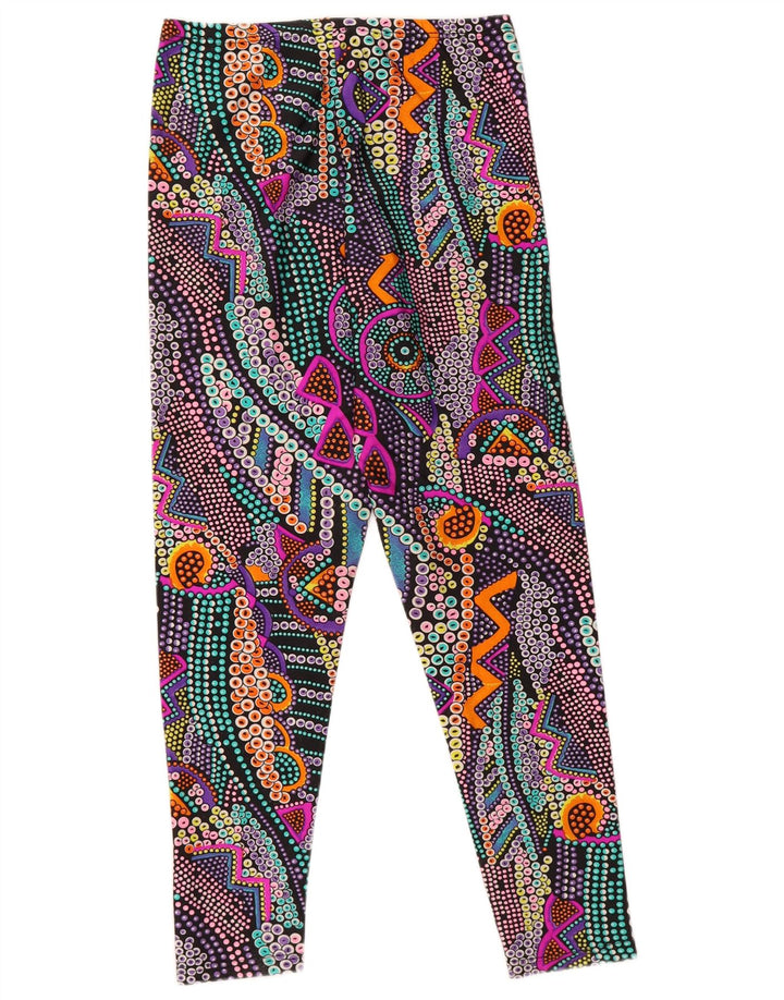 Marcel Clair Womens Crop Leggings EU 44/46 Large Multicolored Geometric