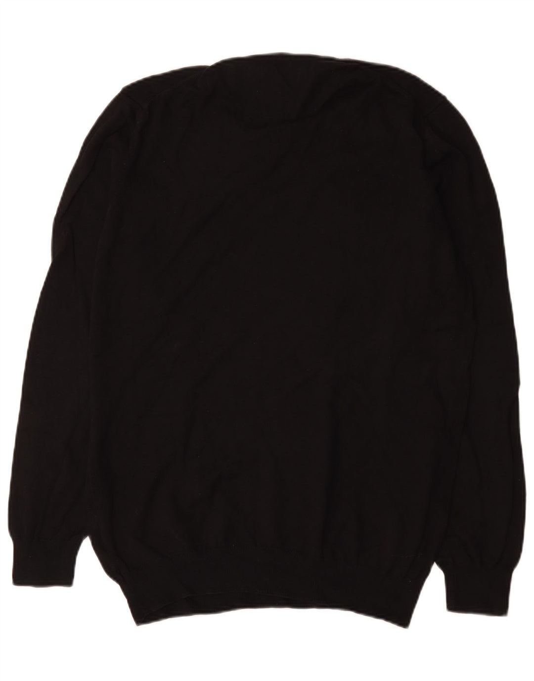 Zara Herre sweater med rund hals XL sort bomuld