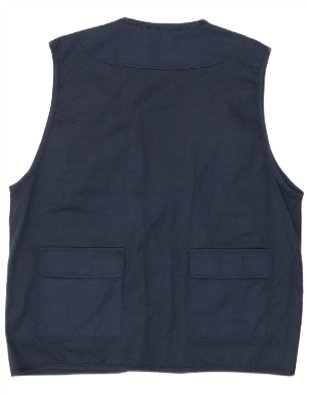 Pas Herre Utility Gilet UK 38 Medium Navy Blue Polyester