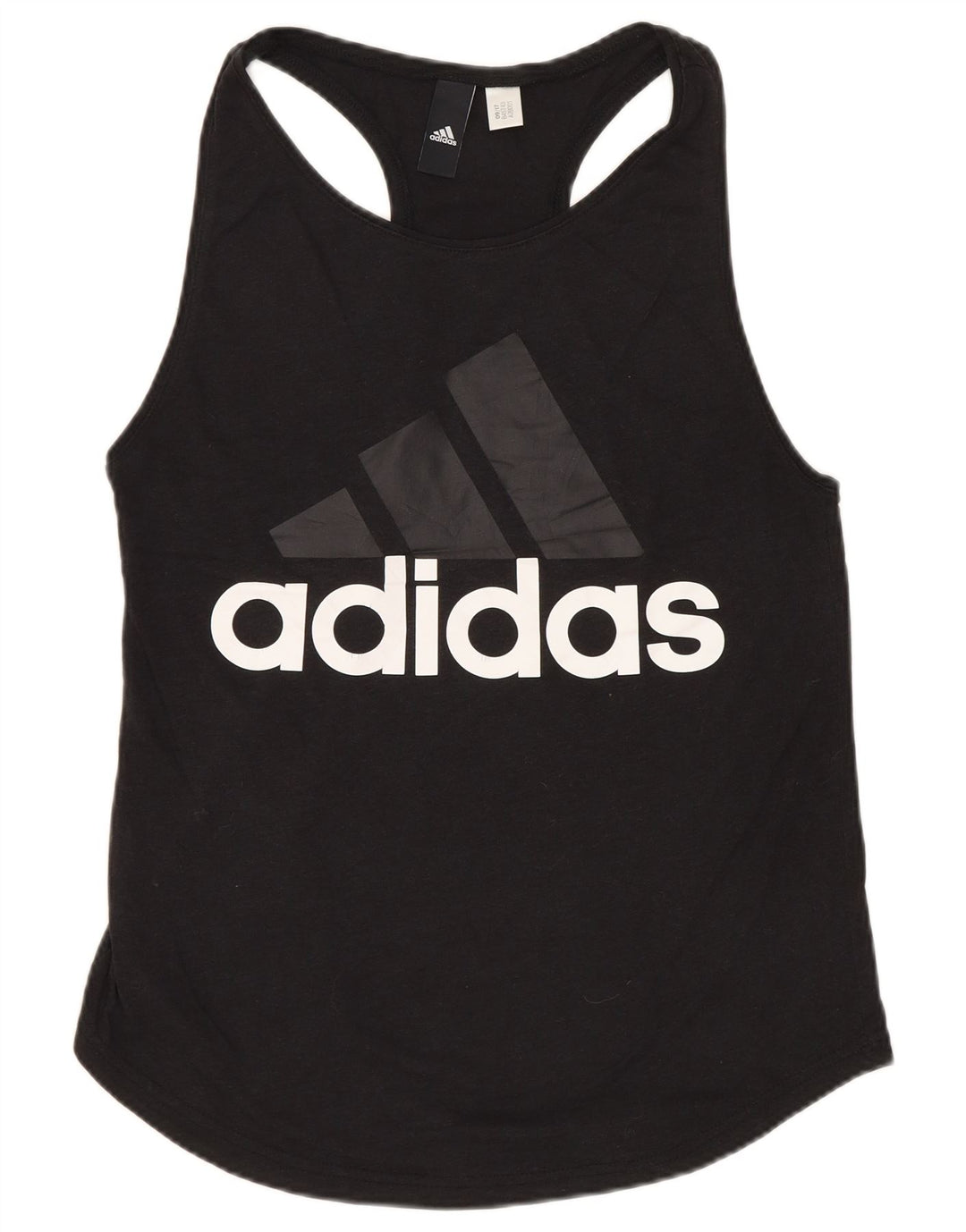 ADIDAS Grafisk Vest Top til kvinder DK 8 Lille Sort