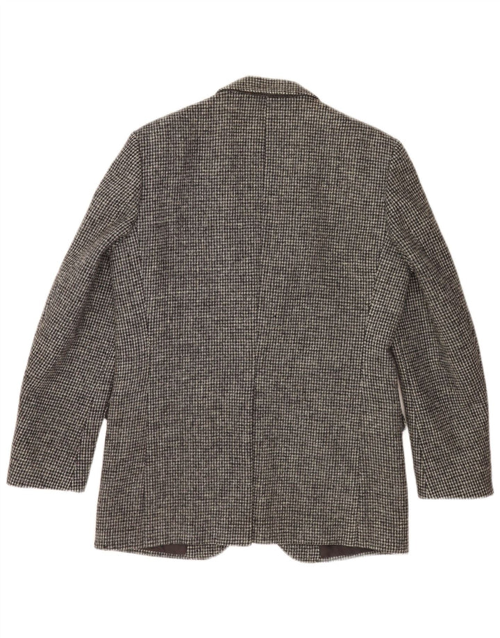 Harris Tweed Herre 2-knaps blazerjakke UK 38 Medium Grey Check