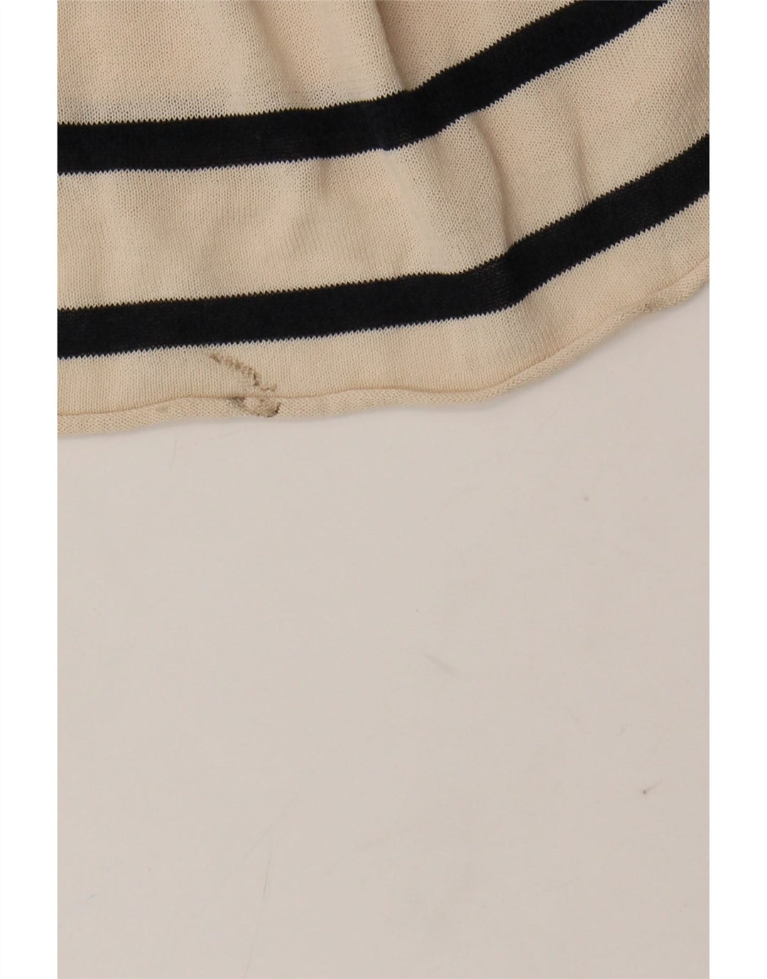 Zara Dame Sundress UK 10 Small Off White Stribet Bomuld